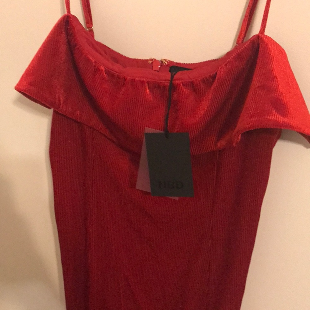 NBD Chantrel Dress in Scarlet - Picture 4 of 4